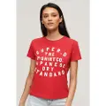 Superdry Puff Print Archive Fitted Kortarmet T-skjorte