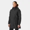Helly Hansen Aden Long Regnjakke, Dame, Black