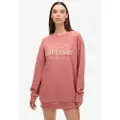 Superdry Luxe Metallic Logo Lang Ermet Midi-kjole