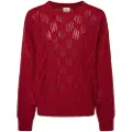 Pepe Jeans for woman. PL702201 Hedra jumper red (M), Casual, Cotton, Sustainable