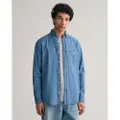 Gant Reg Indigo Bd Skjorte Med Lange Ermer