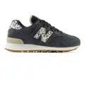 New Balance for woman. WL574V2 Leather Sneakers 574 black (40), Flat, Laces, Casual