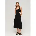 Superdry Cutout Ermeløs Midikjole