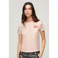 Superdry Sport Luxe Graphic Fitted Kortarmet T-skjorte