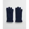 Gant for man. 9930050 Melton navy wool gloves (S/M), Casual