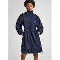 Pepe Jeans for woman. PL402366 Navy Tiana Coat (S), Casual, Cotton