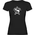 Kruskis Sea Turtle Tribal Kvinners T-skjorte Med Korte Ermer