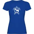 Kruskis Sea Turtle Tribal Kvinners T-skjorte Med Korte Ermer