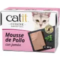 Catit Cuisine Mousse 12 x 90 g - Kylling med skinke