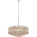 TRIO Japandi hanglamp bruin touw 61cm - Svea