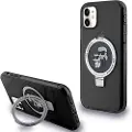 Karl Lagerfeld Klhmn61hmrskck Iphone 11xr 6.1 Ring Stand Karl&choupettte Telefondeksel