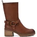 Xti for woman. 14336903-CAMEL Boots 143369 brown (40), 5 to 8 cm, Zip, Casual