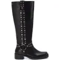 Xti for woman. 14341501-NEGRO Boots 143415 black (39), Flat, Zip, Casual