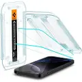 Spigen Glass TR EZ.Fit herdet skjermbeskytter for iPhone 16 Pro 2-pakning