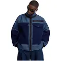 G-Star for man. D25415-D307-001 Unisex Aviator Jacket GSRR Maxi Reversible blue (L), Casual, Cotton