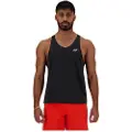 New Balance for man. MT41250 Athletics T-Shirt black (XS), Sport, Running, Multisport, Sleeveless / Straps, Recycled Polister, Sustainable