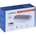 Manhattan 180856 10 Ports 120w Usb-a-og Usb-c-vegglader