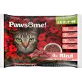 Pawsome Adult Cat 4 x 85 g - Storfe
