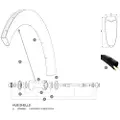 Mavic M9 Ellipse Mutter 2 Enheter