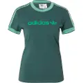 Adidas Originals Badge Slim 3 Stripes Kortarmet T-skjorte