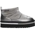 Tommy Hilfiger for woman. EN0EN02689 Silver Nylon Ankle Boots (36), Flat, 3 to 5 cm, None, Casual