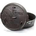 Petromax Dutch Oven FT6, flat, svart