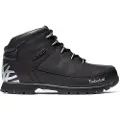 Timberland for man. TB0A17JR0011 Euro Sprint Hiker Leather Ankle Boots Black (42), Flat, Laces, Sport, Outdoor