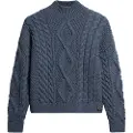 Superdry Aran Cable Knit Genser Med Høy Hals