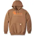 Carhartt Grafisk hettegenser, Herre, brown, L