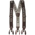 Chevalier Logo Suspenders Brown One Size