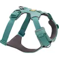 Ruffwear hundesele + Ø 8,9 cm Huckama leketøy gratis! -Front Range, River Rock Green (S)
