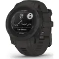 Garmin Instinct 2S Solar - 40 mm - grafitt - sportsur med bånd - silikon - håndleddstørrelse: 112-180 mm - monokrom - 32 MB - Bluetooth, ANT+ - 43 g