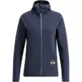 Lundhags Tived Merino Hoodie, mellomlag, dame, marineblå