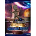 Beast Kingdom Galaksens Voktere 2 Stk. Livsstørrelse Dansende Groot Heo Eu Eksklusiv Figur 32 Cm