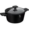 Berlinger Haus Pot with lid BERLINGERHAUS MONACO, black, o24 cm
