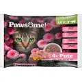 Pawsome Adult Cat 4 x 85 g - Kalkun