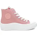 Refresh for woman. 17067608-NUDE Trainers 170676 Pink (37), Fabric, 3 to 5 cm, Laces, Zip, Casual