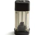 GSI Peppermill, Pepperkvern, Sort, Translucent, Kopolyester, Rustfritt stål, 35,6 mm, 35,6 mm