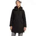 G-Star for woman. D26404-D908-6484 Vodan hooded and lined close-fitting parka black (XXS), Casual, Recycled Polister, Sustainable