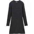 Tom Tailor Cozy Mock Neck Langarmet Kort Kjole
