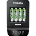 Varta LCD ULTRA FAST CHARGER+ - 0,25 t batterilader - (for 4xAA/AAA) + AC-strømadapter + bilstrømadapter 4 x AA-type - NiMH - 2100 mAh