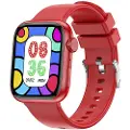 Forever IGo Watch 3 JW-500 – Smartklokke for Barn med Samtaler og Helsefunksjoner, Rød
