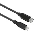 Goobay 39447, 2 m, Lightning, USB C, Hankjønn, Hankjønn, Sort