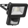 Goobay GB 53877 - LED-lyskaster med sensor 10 W sort IP44, sort