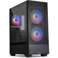 Lian Li Lancool 205 - Tower - ATX - sidepanel med vindu (herdet glass) - ingen strømforsyning - svart - USB/lyd