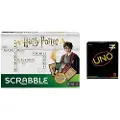 Mattel Harry Potter Scrabble + Uno Minimalistisk Gratis Brettspill