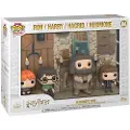 Funko POP! Pop! Harry Potter Deluxe Øyeblikk Figurer 4-pakning Hagrids Hytte Minifigur