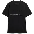 Superdry for man. M1012029A Baggy T-shirt with sporty utility logo black (XL), Casual, Cotton, Short sleeve