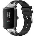 24hShop Silikonarmbånd til Amazfit Watch Bip 5 22mm - Svart