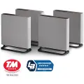 Sony BRAVIA Theater Quad HT-A9M2 - Høyttalersystem - for hjemmeteater - 4.0.4-kanal - trådløs - Wi-Fi, Fast Ethernet, Bluetooth - Appstyrt - 504 watt (Total) - treveis - grå